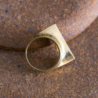 Brass Toltec Ring