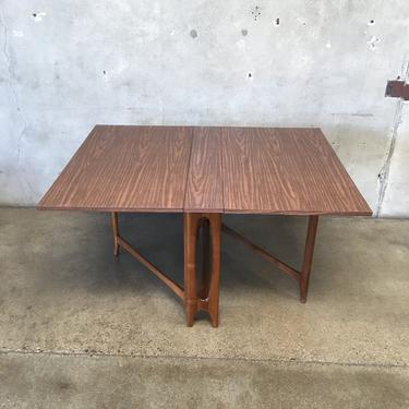 Mid Century Modern Small Fold up Dining Table