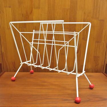 Rowley Magazine Rack Mid Century Magazine Rack Atomic | Sputnik Furniture | Rowley, MA