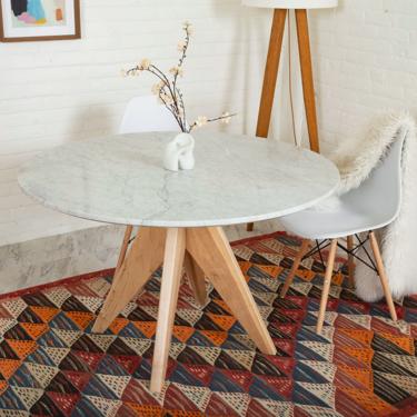 Marble Table White, Round Marble Dining Table, 