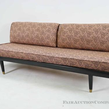 Mid Century Daybed with Original Fabric