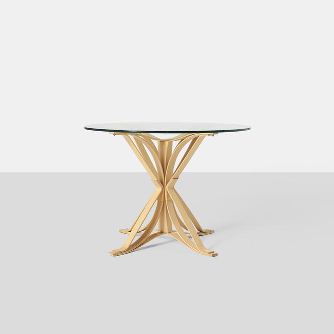 Frank Gehry “Face Off” Glass Top Dining Table