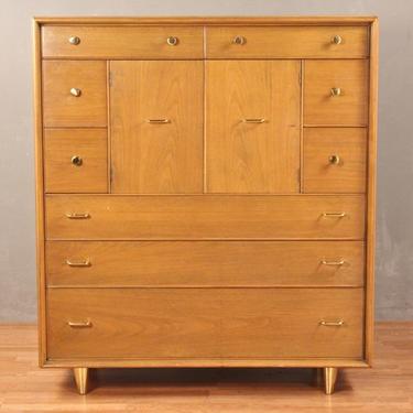 Paul Frankl for Johnson Mid Century 12-Drawer Dresser