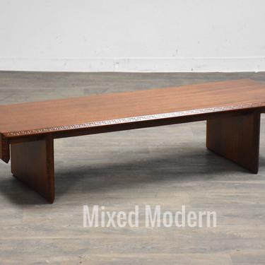 Frank Lloyd Wright for Henredon Taliesin Coffee Table or Bench 