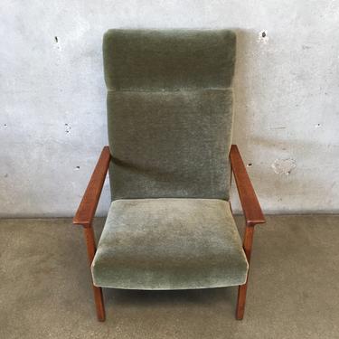 Mid Century Danish Teak Lounge Chair - New Upholstery