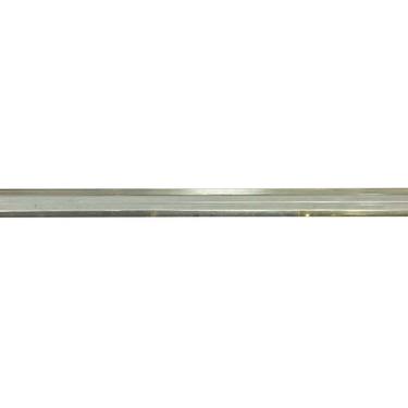 1930s Art Deco Square Glass and Chrome 25.5 in. Towel Bar