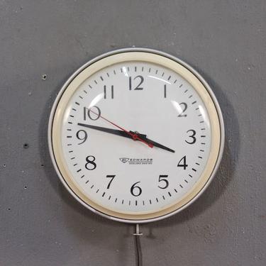 Simple Industrial Edwards Wall Clock