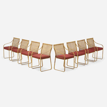 Classique dining chairs model 8071C from the Artisan Collection, set of eight (Harvey Probber)