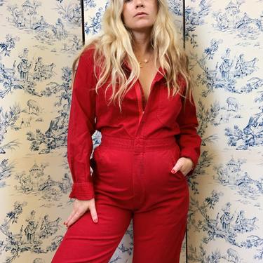 Cherry Red Coveralls