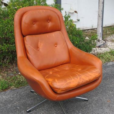Mid Century Modern Swivel Rocking Living Room Lounge Chair made is Israel 1788