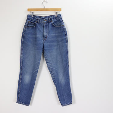 Vintage High Waist Jeans / 90's CHIC High Rise Taper Leg / Sz 30 