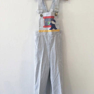 Vintage 1970s Window Washer Overalls • 4T 