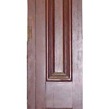 Antique 2 Pane Side Panel Entry Door 98.5 x 19
