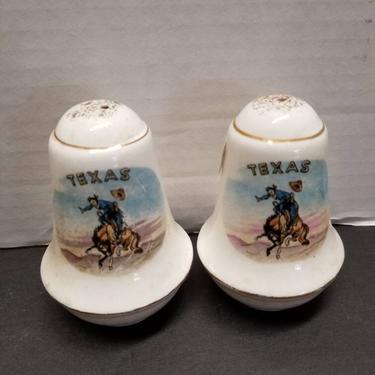 Texas Salt and Pepper Shakers 