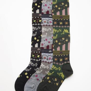 ANTIPAST Knee High Deco Printed Sock