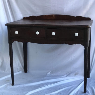 Free and Insured Shipping Within US - Vintage Writing Desk Table Stand with Drawers 