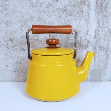 Dansk Kobenstyle Yellow Tea Kettle by Jens Quistgaard 