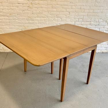 Mid Century MODERN Drop Leaf DINING TABLE by Red Lion Furniture 