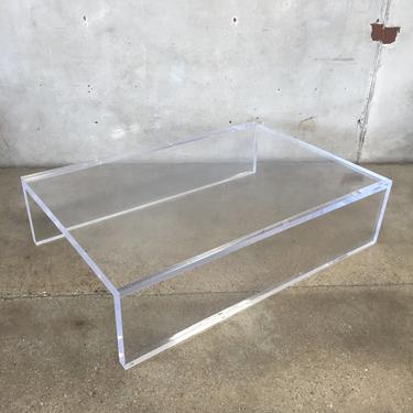 Modern Lucite Coffee Table