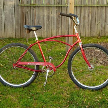 Vintage 1980 Schwinn Chicago Cruiser in Red - Klunker Bike - Schwinn Klunker - Vintage Cruiser Bikes - Retro Bicycles - Rat Rod - Chopper 