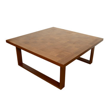Teak Cocktail Table Parquet Top Table By Arne Vodder For France &amp; Son Mid Century Modern 