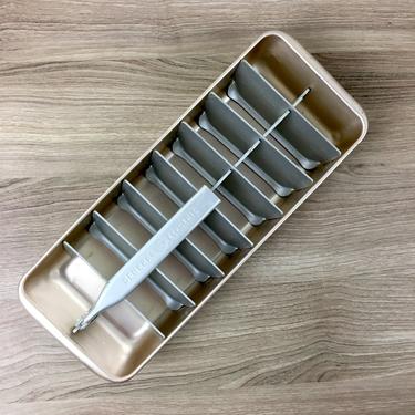 General Electric metal ice cube tray - vintage ice maker 