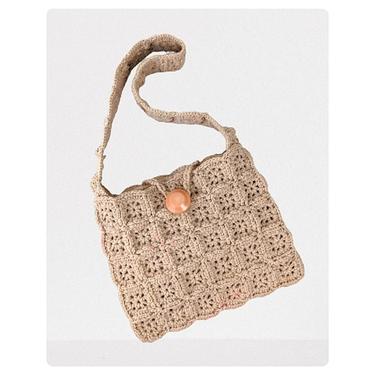 vintage 70's crochet purse (Size: OS)
