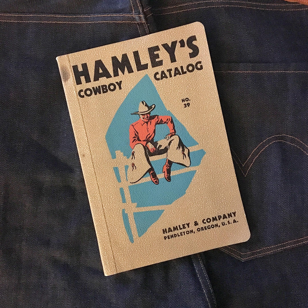 Vintage 1930s 1940s Hamley’s Cowboy Catalog 39 w/ Original Order