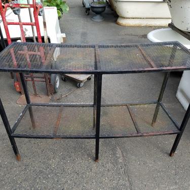 Two Tier Curved Steel Plant Stand W50.5 x H33.25 x D15
