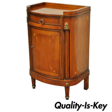 French Louis XVI Cherry Italian Nightstand Cabinet Commode by Buying &amp; Design