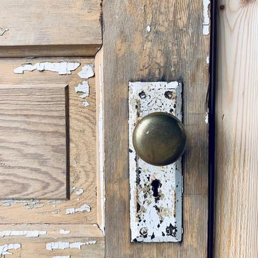 Antique Brass Doorknob | Vintage Brass Door Knob | Single Doorknob | Antique Architectural | Hardware | Metal Door Pull 