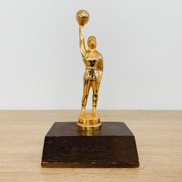 Vintage Small Basketball Trophy 