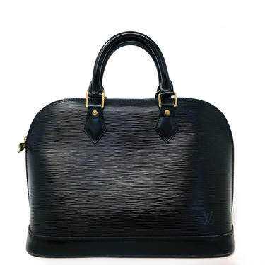 Louis Vuitton Black Alma PM Handbag