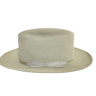 Vintage 1960s BRADFORD Beaver 25 Western Hat ~ 7 1/4 ~ Cowboy ~ Open Road Clone ~ Fur Felt Fedora ~ Thin Ribbon 