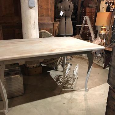 Dove Gray Vintage Dining Table