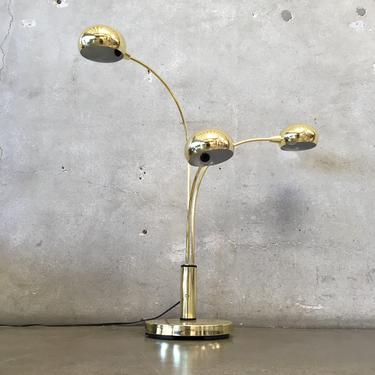 Mid Century Gold Table Lamp