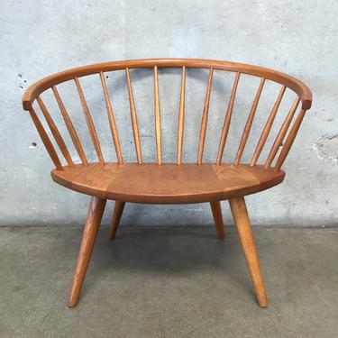 Oak Vintage Lounge Chair Arka by Yngve Ekström Sweden