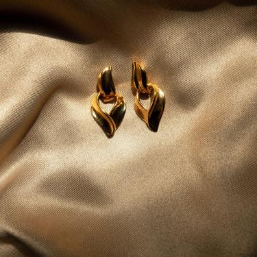 Vintage Goldtone Organic Point Dangles | THE OPULENCE COLLECTION 