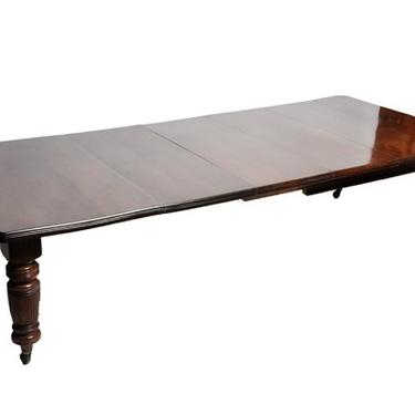 Marsh, Jones, &amp; Cribb Antique Dining Table with Three Leaves