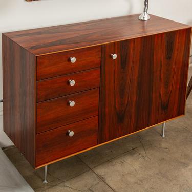 George Nelson Rosewood Thin Edge Cabinet for Herman Miller