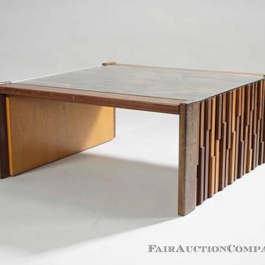 Percival Lafer Square Brutalist Coffee Table - Sml