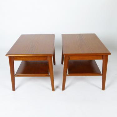 Pair of Svend Madsen Side Tables with Storage