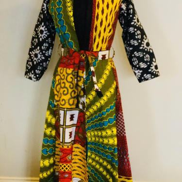 NEW! SpiceAngel ankara duster, 100% cotton, patches, duster 