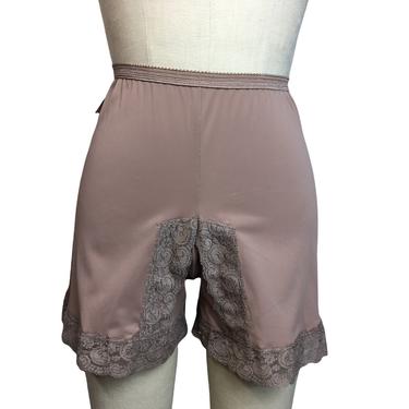 Deadstock 1960s Taupe Nylon High Waist Pinehurst Lingerie Underpants Panties Underwear Tap Pant Style Size S 