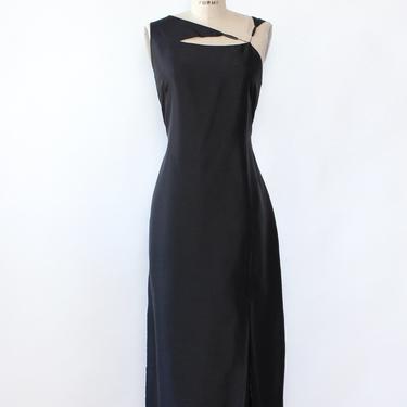 Angular Silk Column Dress M/L