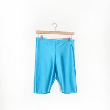 Turquoise 90s Bike Shorts 