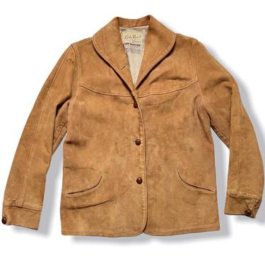Vintage 1950s Women's &amp;quot;Lady Byrd&amp;quot; Suede Shawl Collar Jacket ~ S to M ~ Cossack / Bomber / Biker ~ Leather ~ Western ~ 