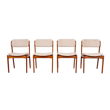Set of 4 Erik Buch Danish Teak Dining Chairs