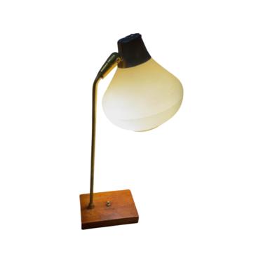 Mid Century Wood Desk Lamp