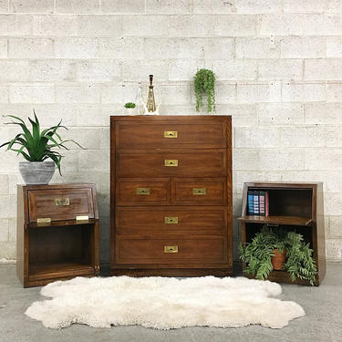 LOCAL PICKUP ONLY-----------Vintage Dixie Bureau and Nightstands 